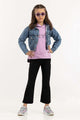 Junior Girl Cropped Denim Jacket