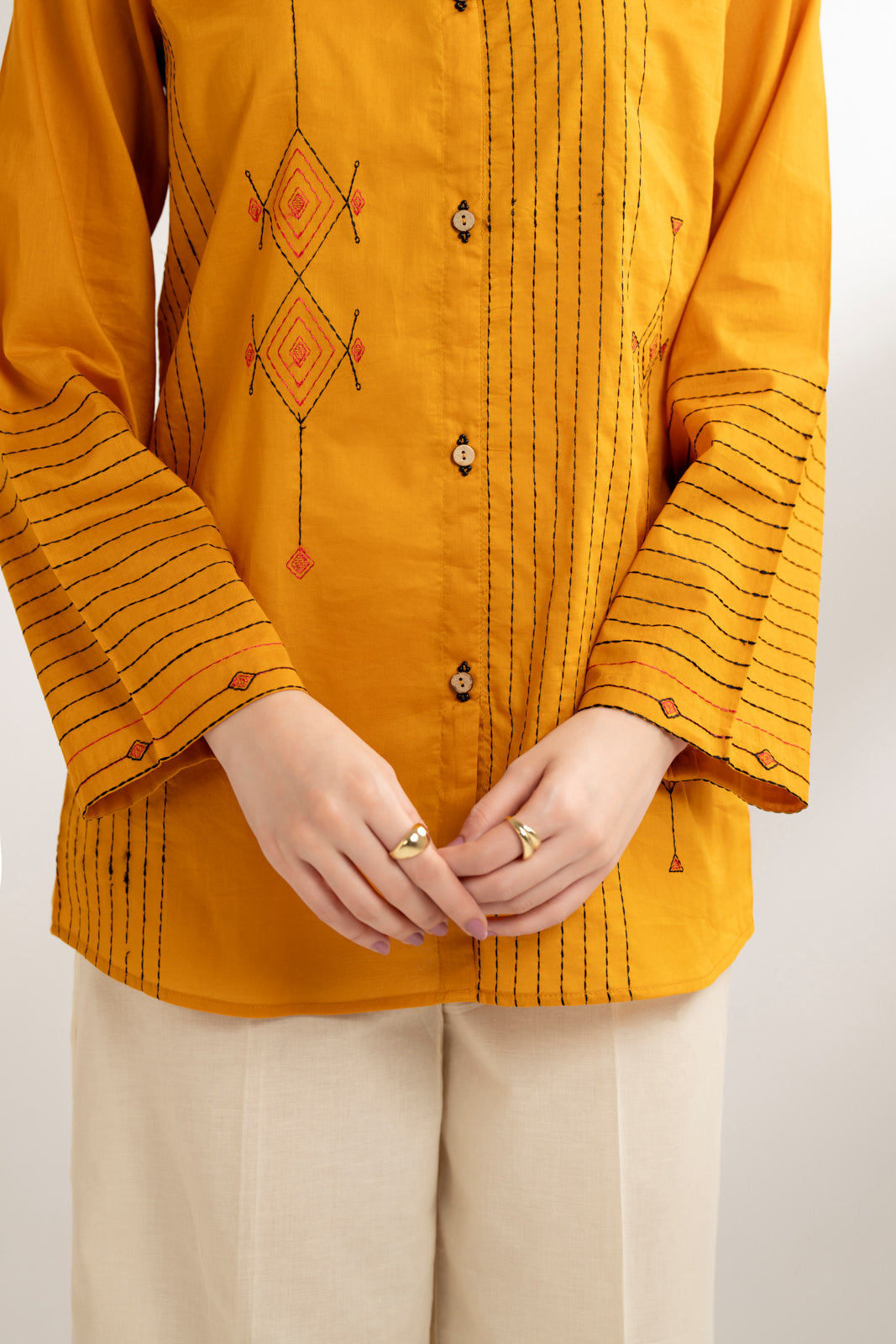 1 Piece Lawn Embroidered Shirt (CS0172)
