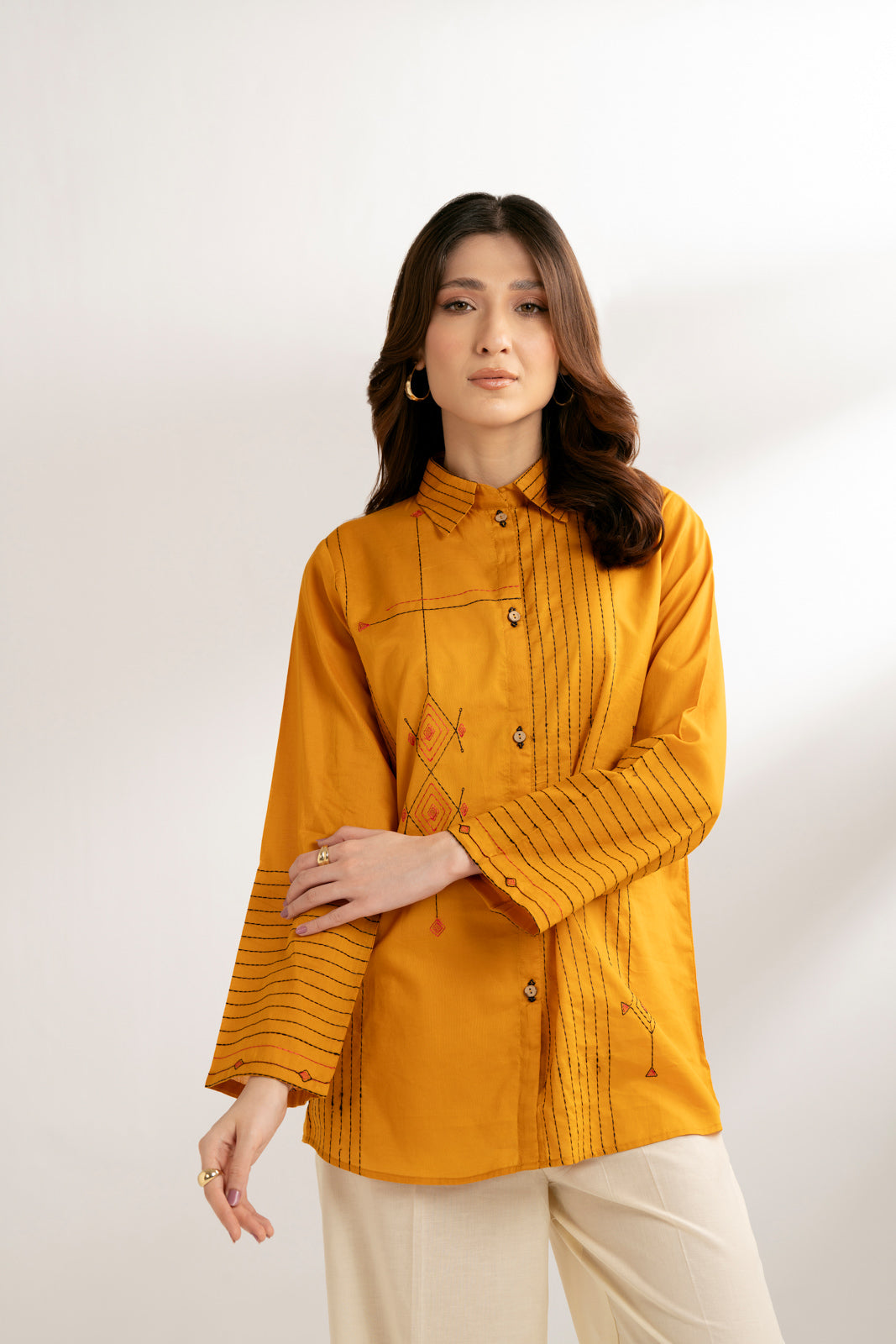 1 Piece Lawn Embroidered Shirt (CS0172)