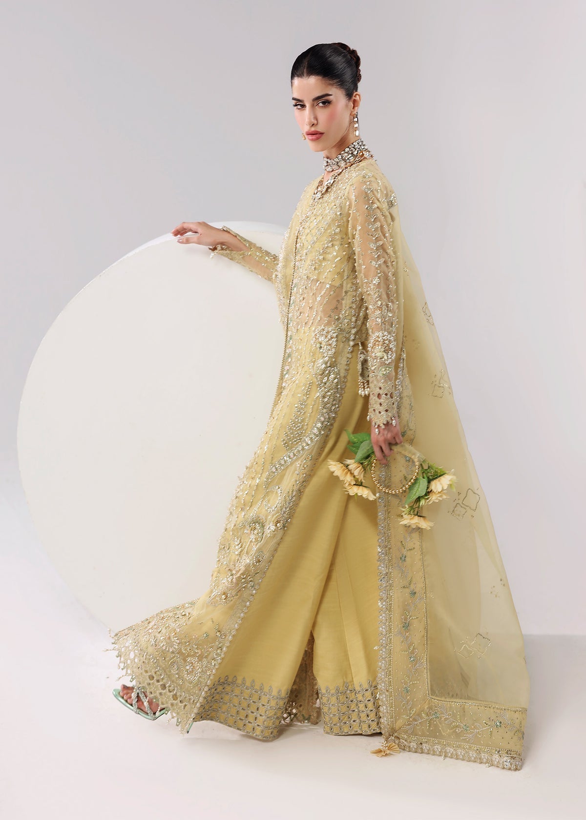 Amber Haze Style — Mairaz Butter Yellow Three-Piece Suit