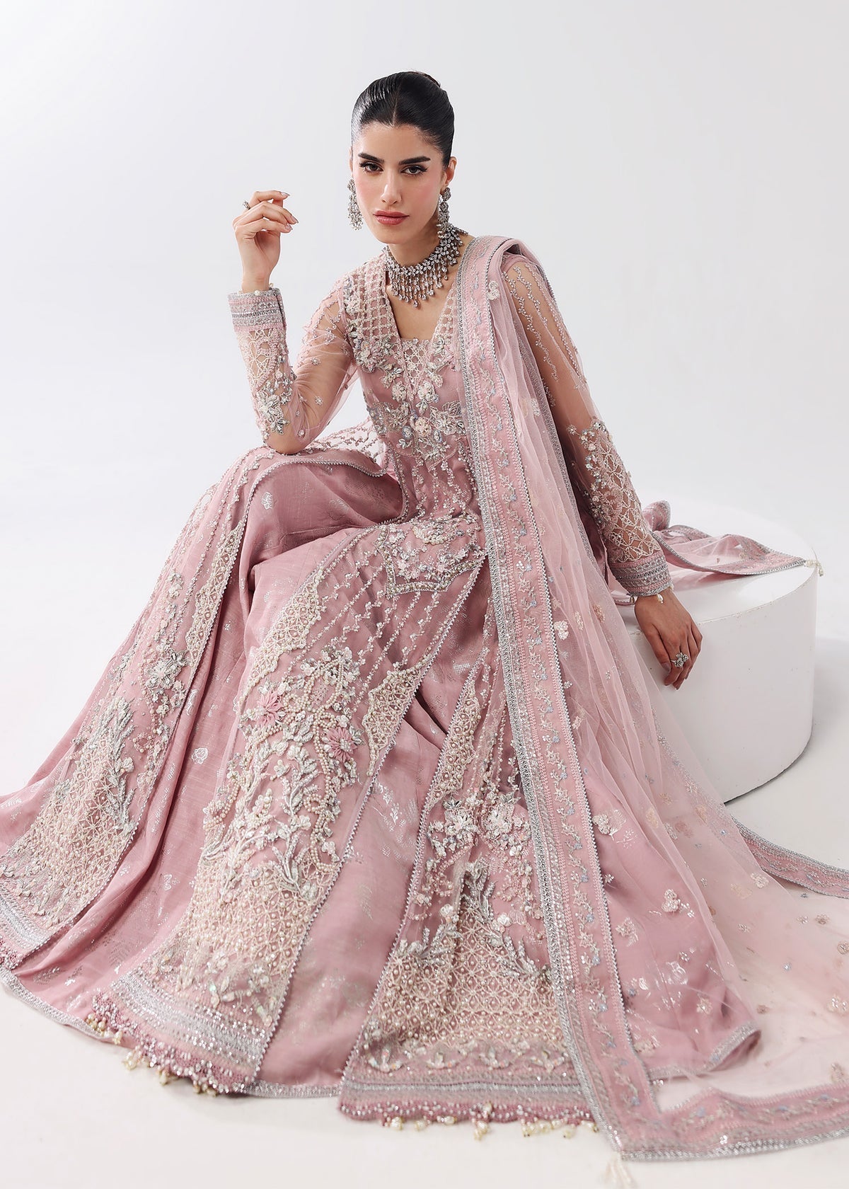 Mairaz Lilac Three-Piece Suit