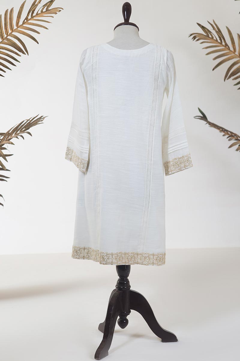 Embroidered Organza Dupatta (As Shown)