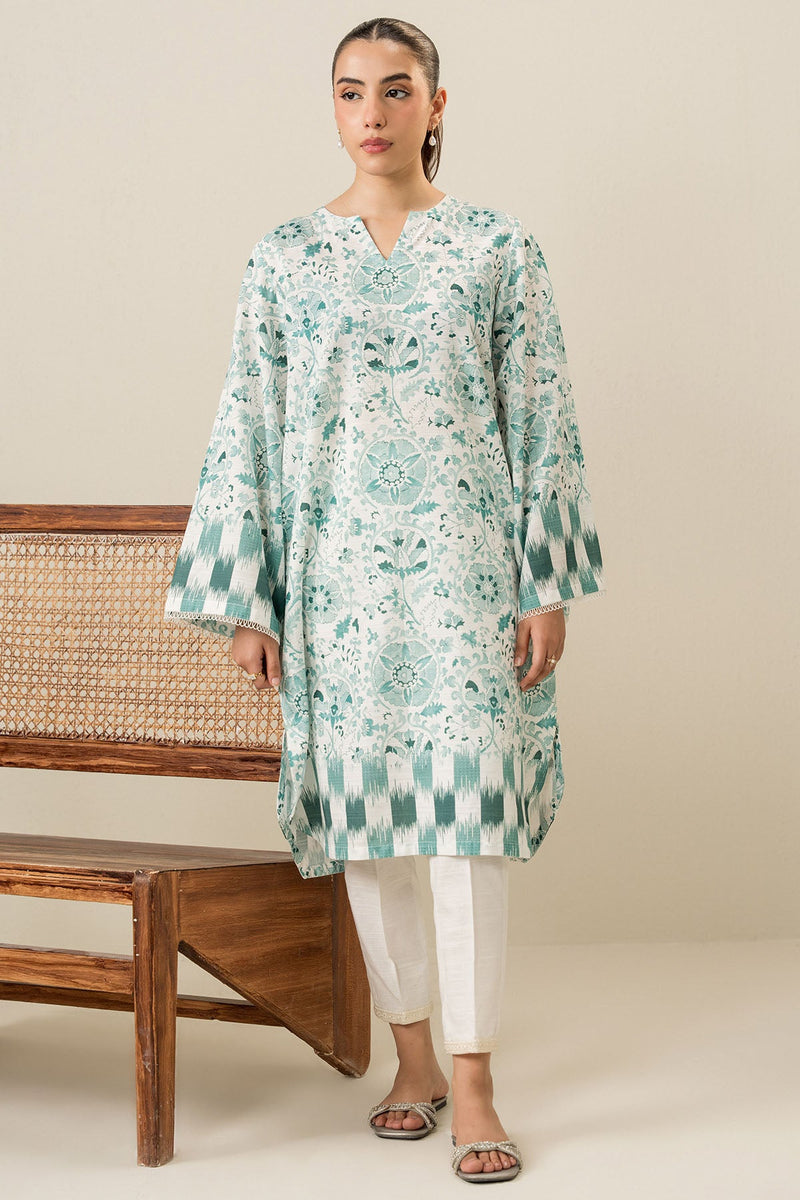 Mint Cold-2Pc Khaddar Printed Suit