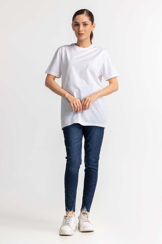 Dark Blue Basic Denim Jeans