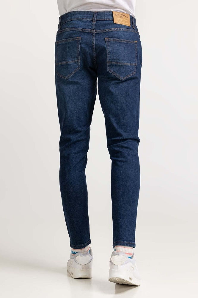 Dark Blue Basic Jeans