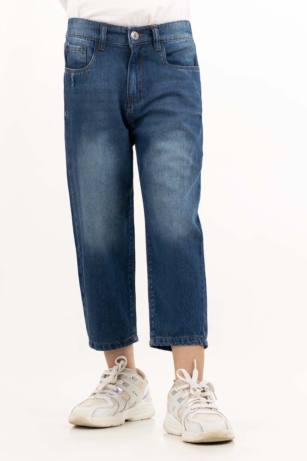Junior Girl Dark Blue Denim Jeans