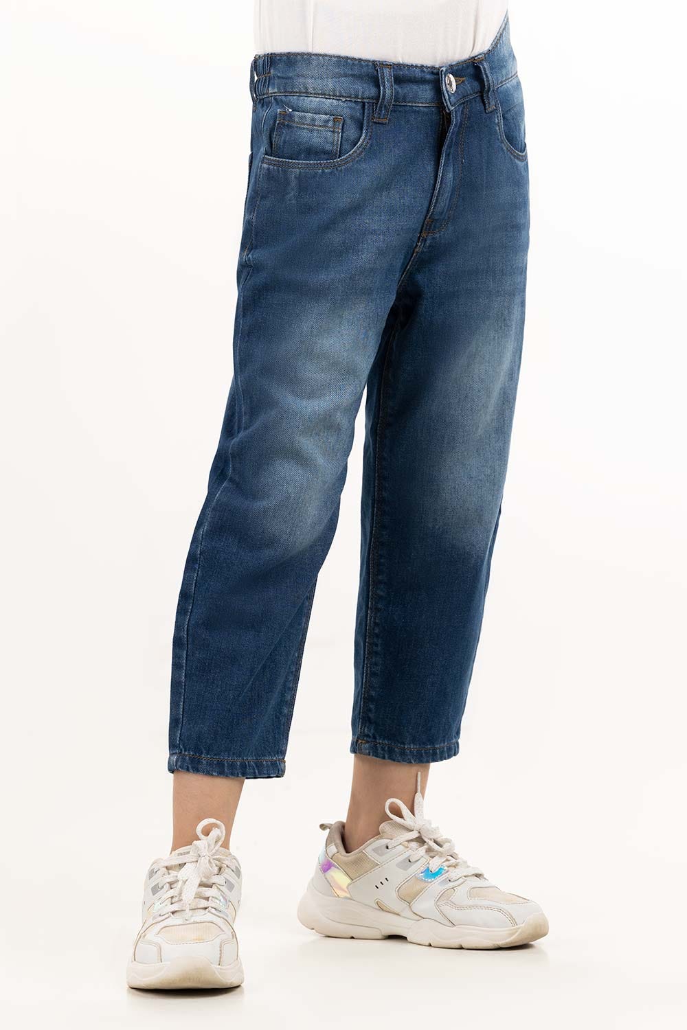 Junior Girl Dark Blue Denim Jeans