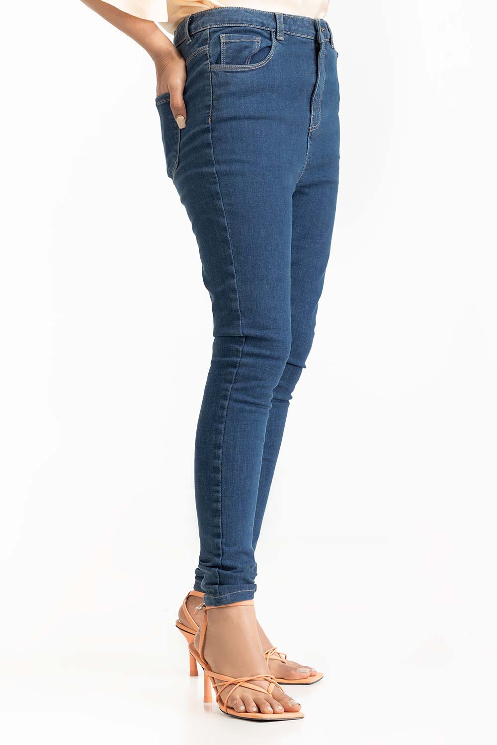 Dark Blue Denim Jeans