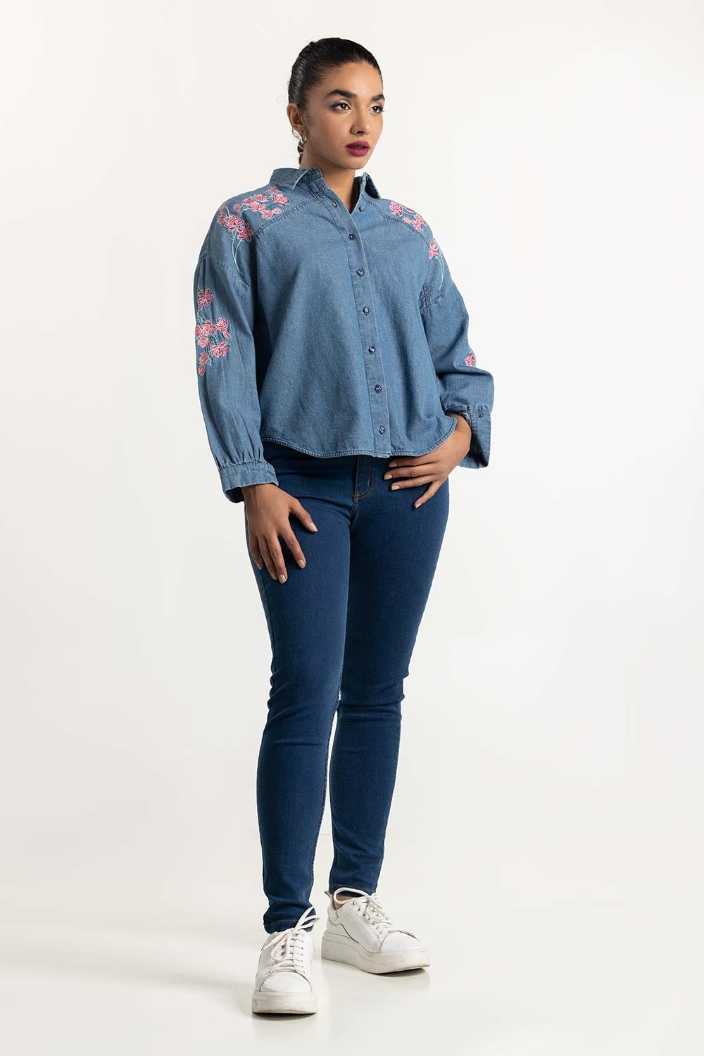 Dark Blue Denim Skinny Jeans