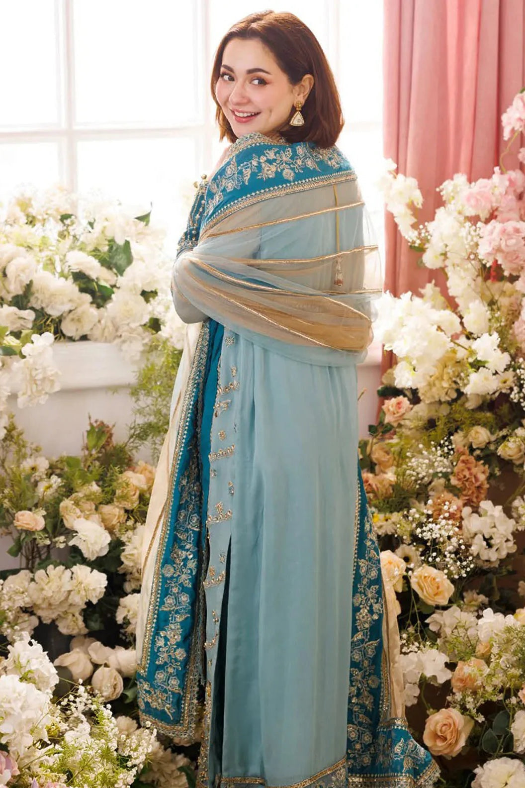 Charizma Dastan-E-Jashan DJ5-08 Embroidered Chiffon Unstitched / Stitched 3Pc Suit PA - 235