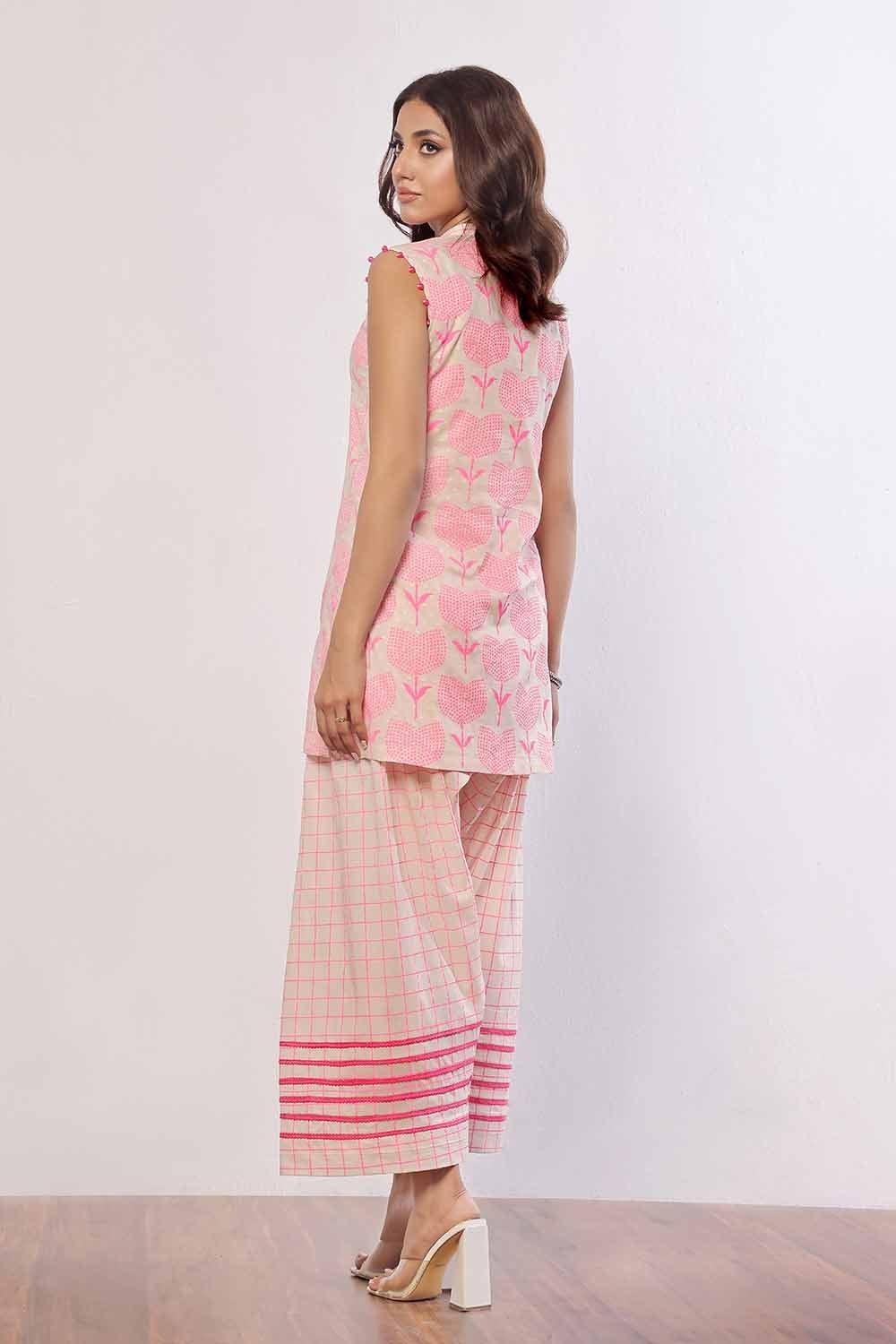 2 Piece Unstitched Lacquer Printed Jacquard Suit