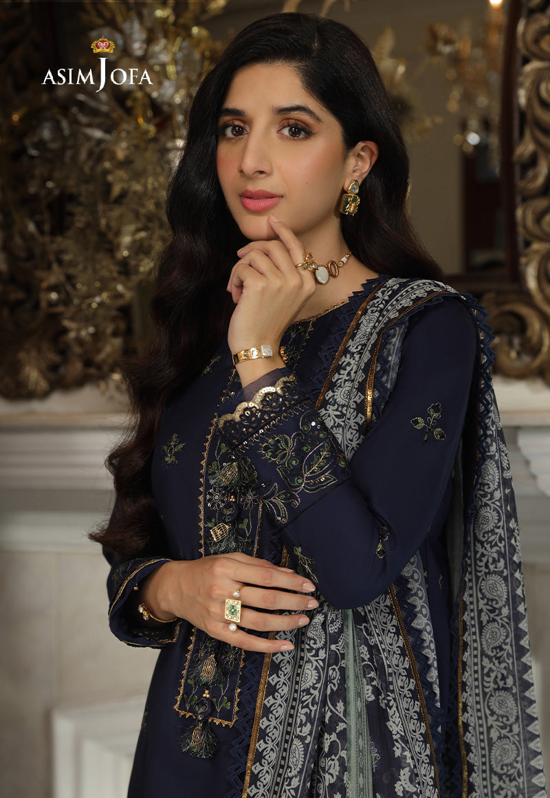 AJAI-34  EMBROIDERED CAMBRIC 2 PCS