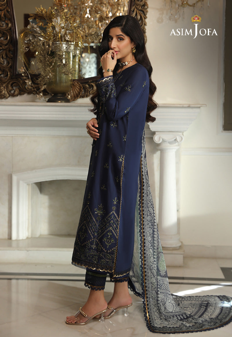 AJAI-34  EMBROIDERED CAMBRIC 2 PCS