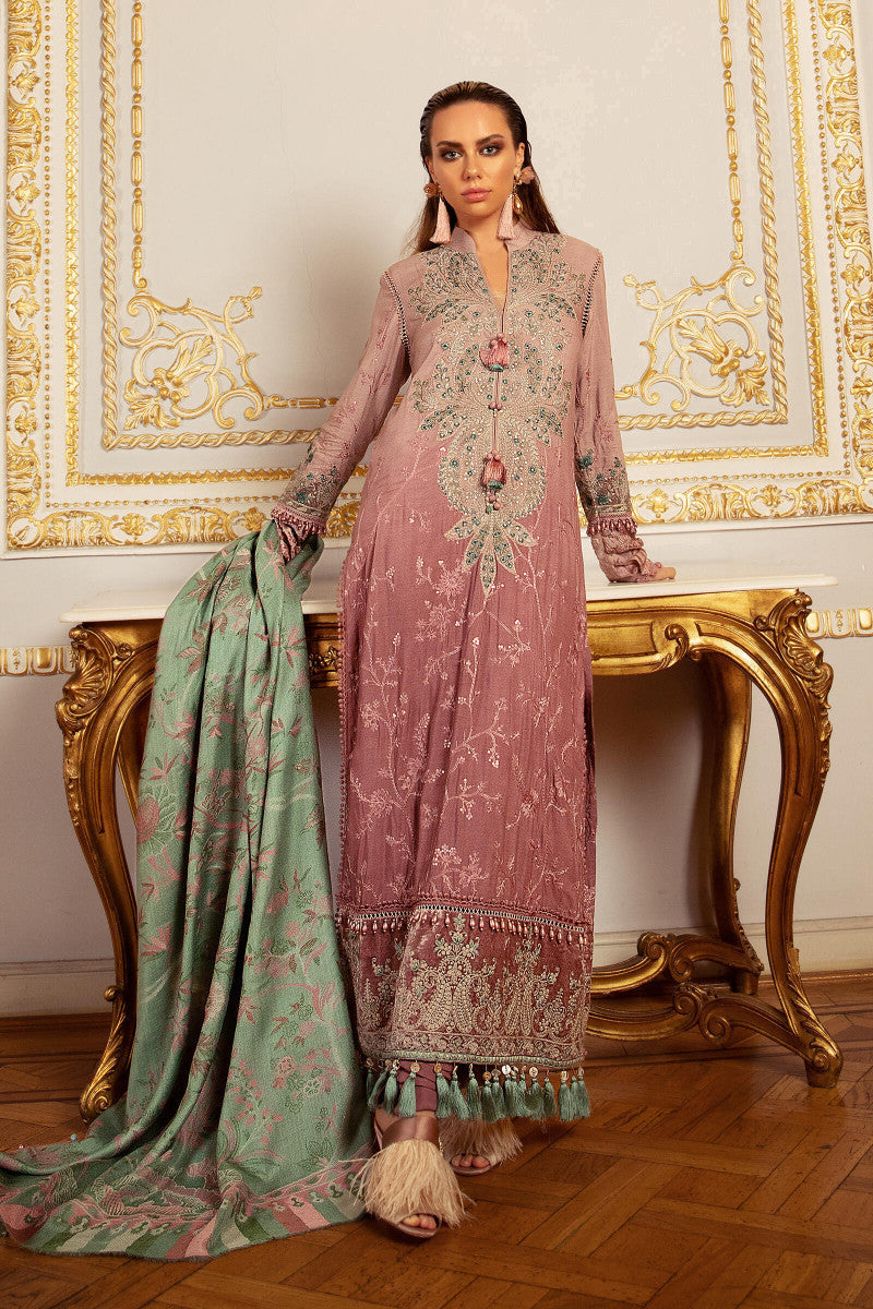 Unstitched Linen DL-904-Ash Pink