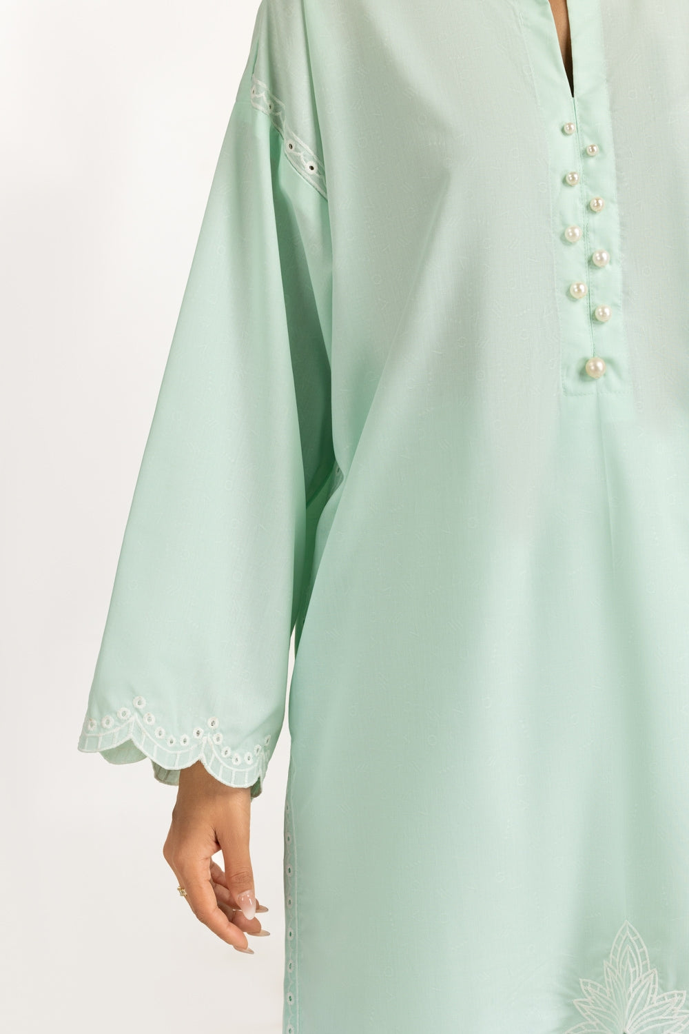 Dobby Embroidered Co-Ord Set