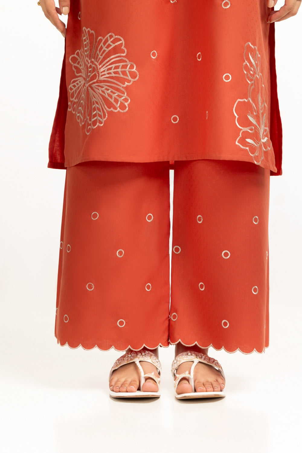 Dobby Embroidered Co-Ord Set