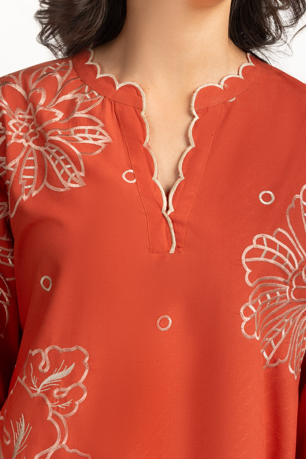 Dobby Embroidered Co-Ord Set