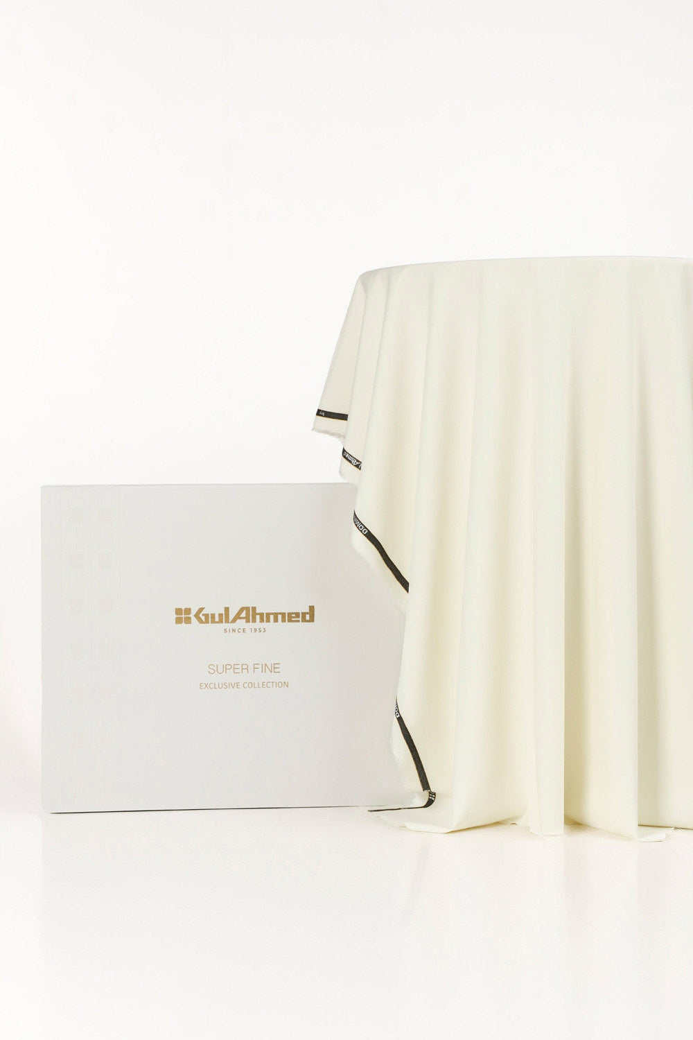 Dominic Unstitched Fabric Blended With Gift Box