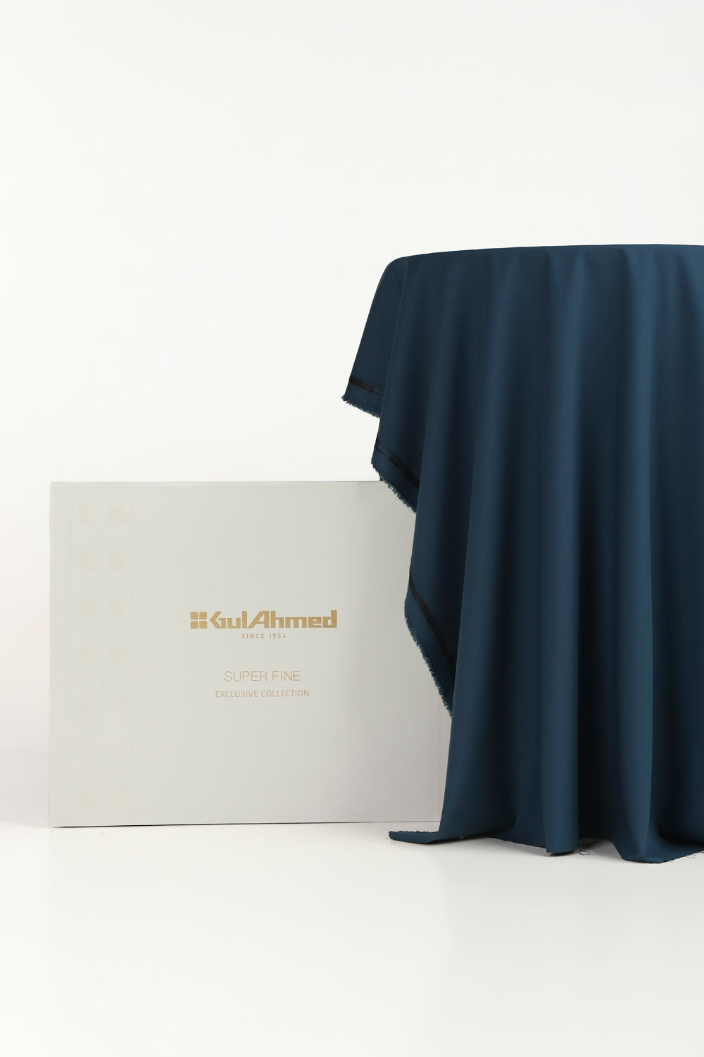 Dominic Unstitched Fabric Blended With Gift Box