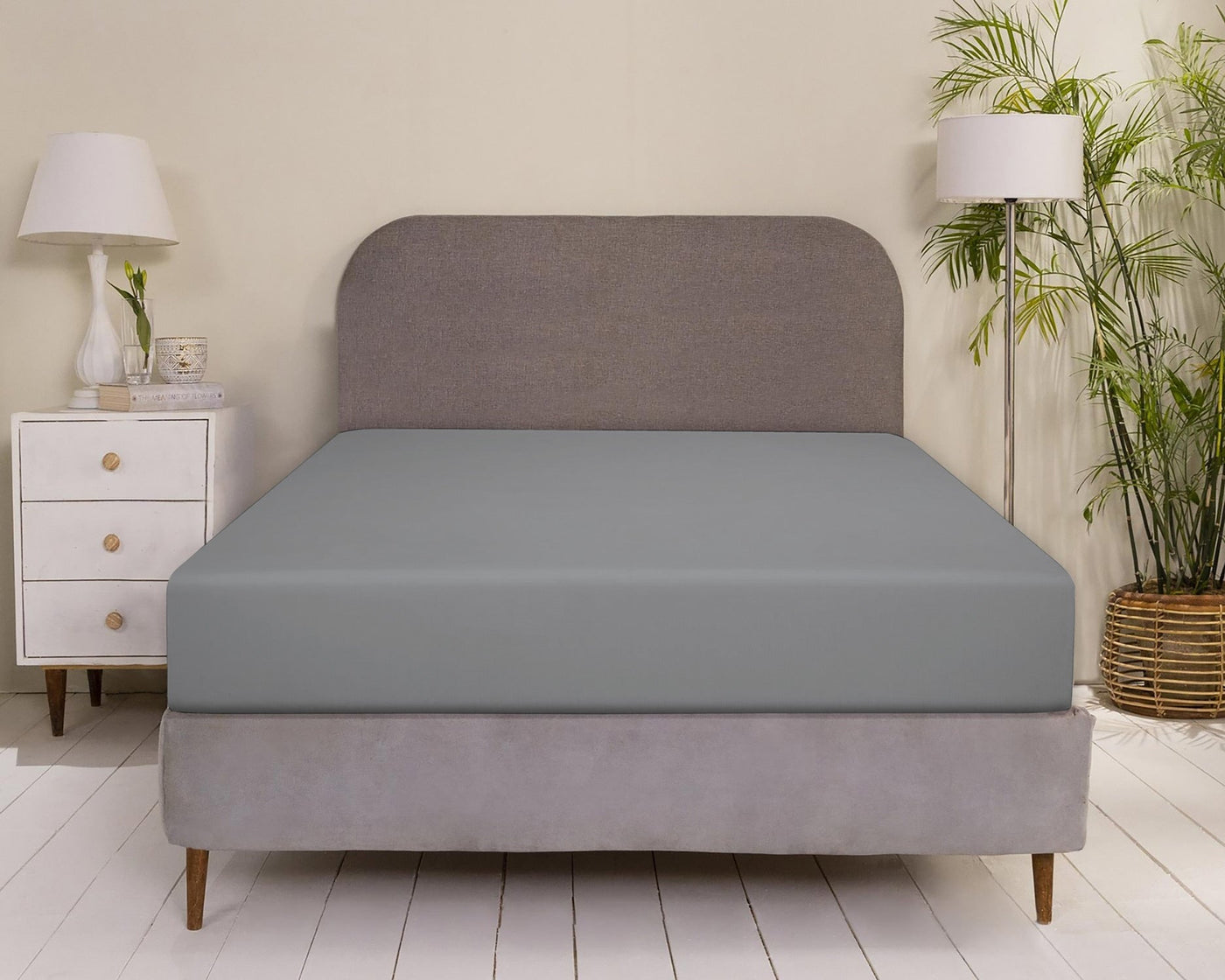 Dove Dyed Fitted Sheet