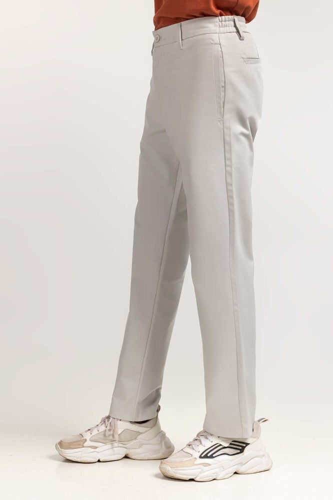 Down Blue Basic Khaki Pant