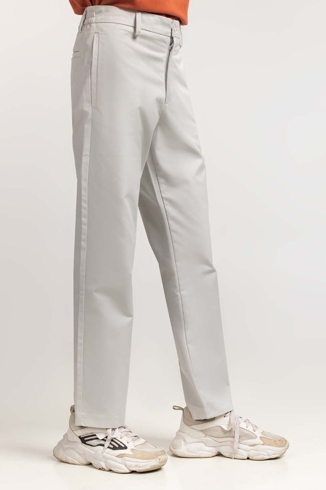 Down Blue Basic Khaki Pant