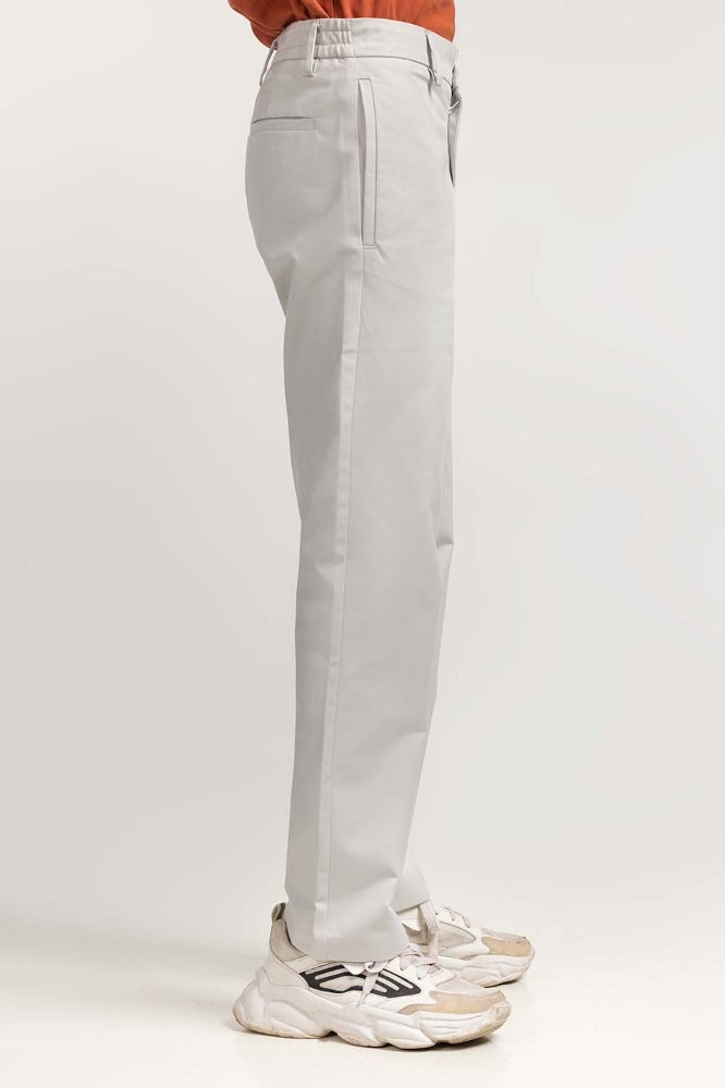 Down Blue Basic Khaki Pant