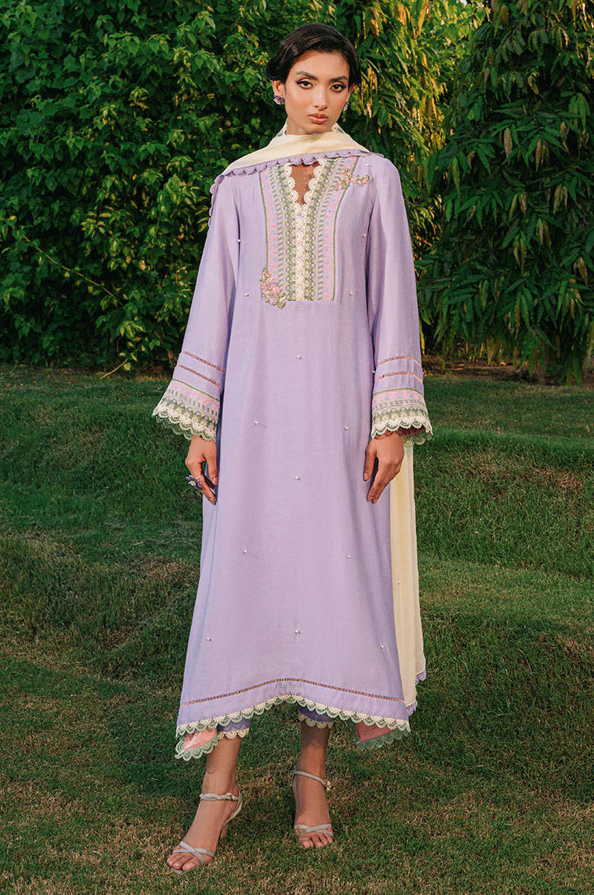 Lavender Bliss - Shirt & Dupatta