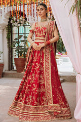 Indra Bridal Lengha Choli - Full Set