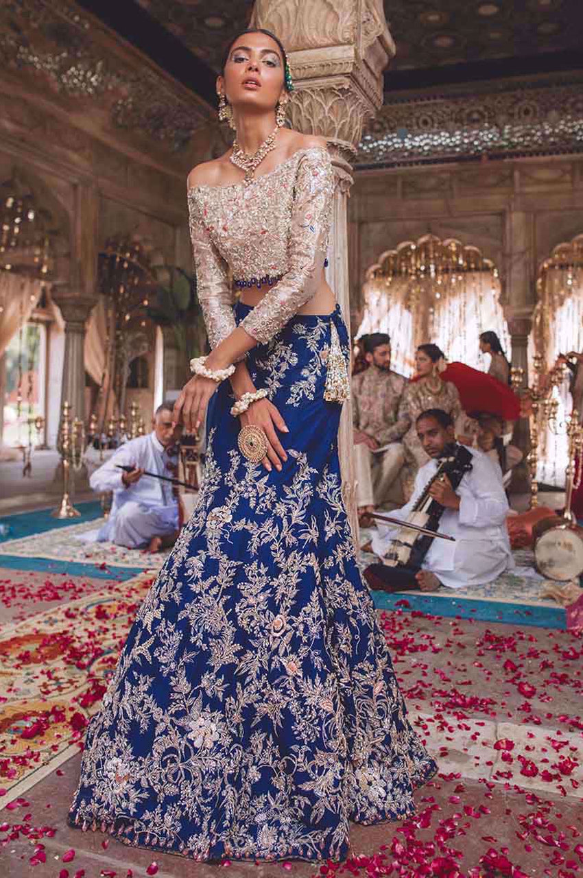 Blue Lehanga Choli - Choli, Lehenga & Dupatta