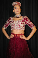 Red Ruffle Skirt - Exhibition