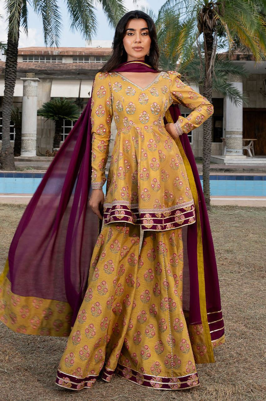 Mustard Muse - Peplum