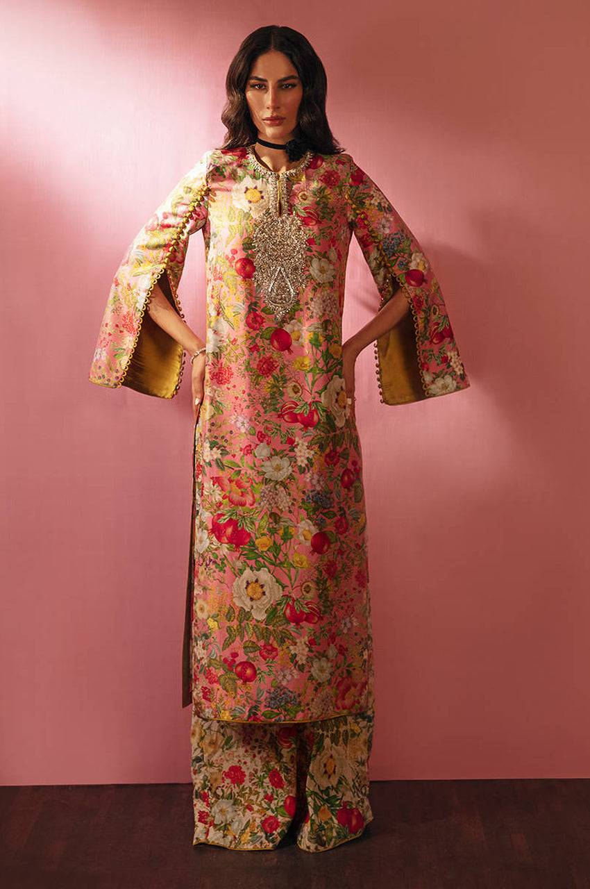 Pink Aura - Shirt, Pants & Dupatta
