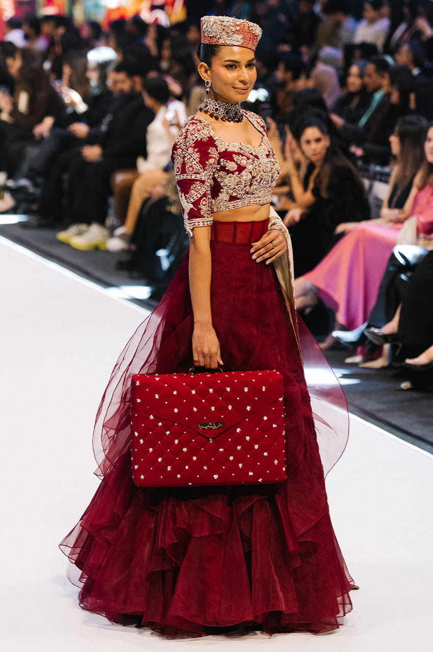 Red Ruffle Skirt - Exhibition