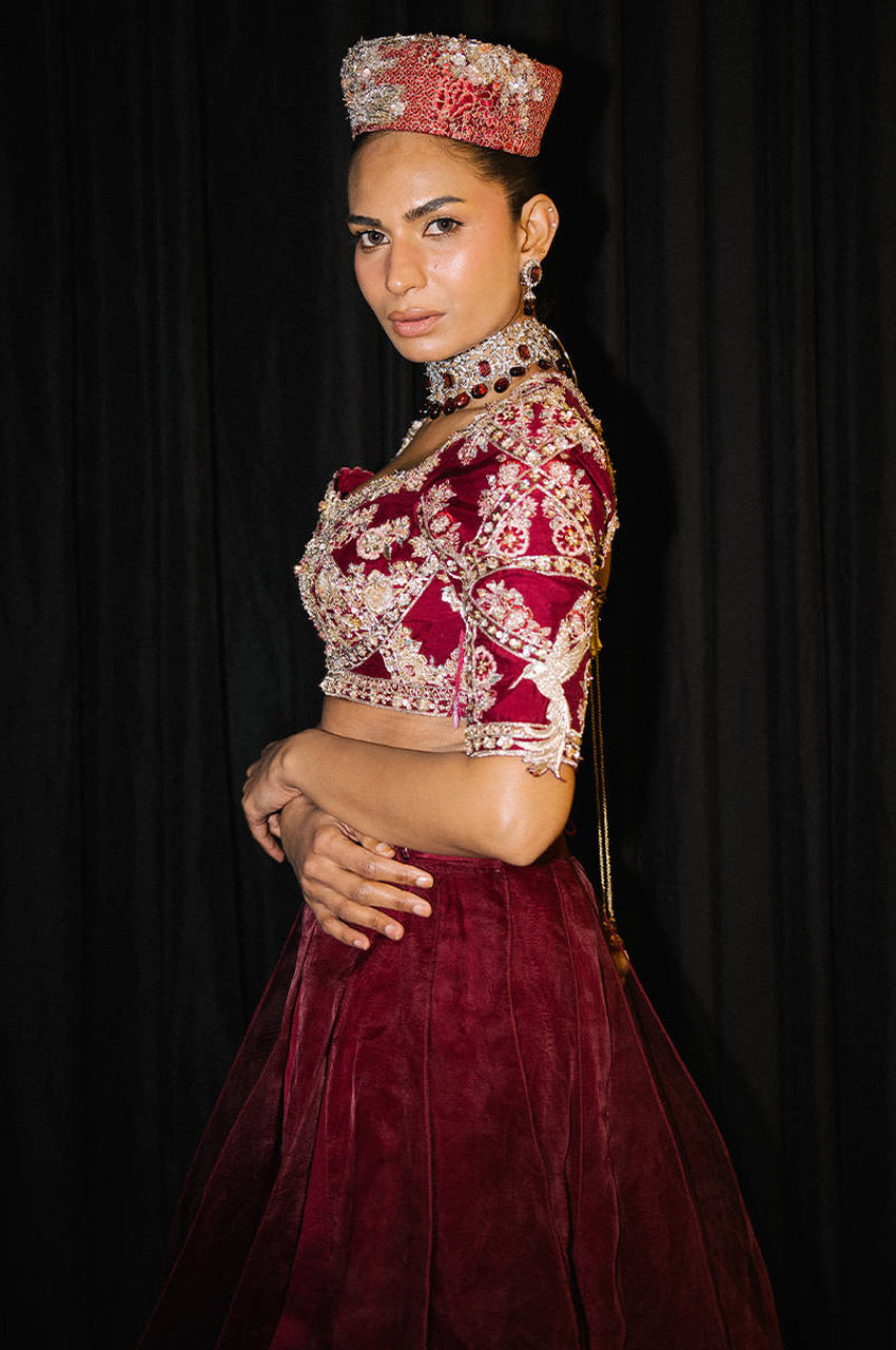 Red Ruffle Skirt - Exhibition