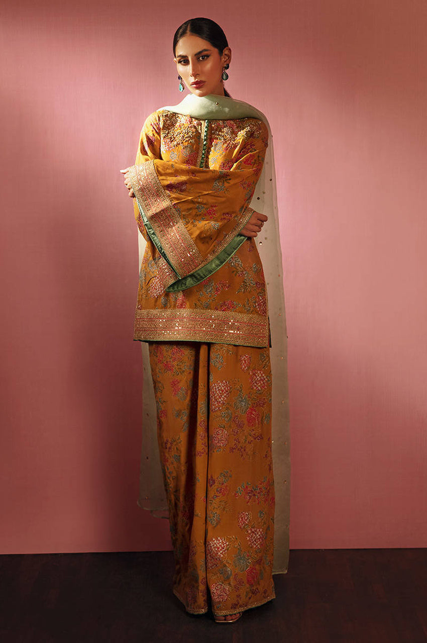 Tuscan Honey - Shirt, Pants & Dupatta