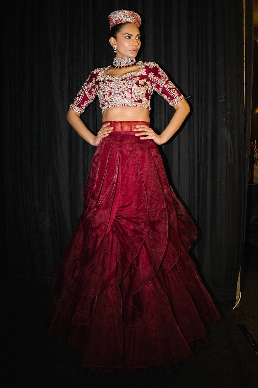 Red Ruffle Skirt - Exhibition
