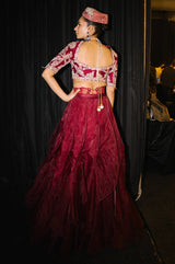 Red Ruffle Skirt - Exhibition