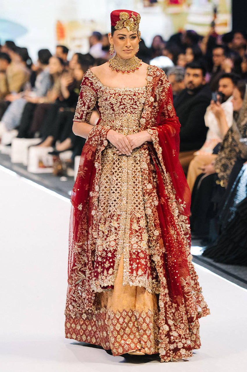 Deep Red - Lehnga