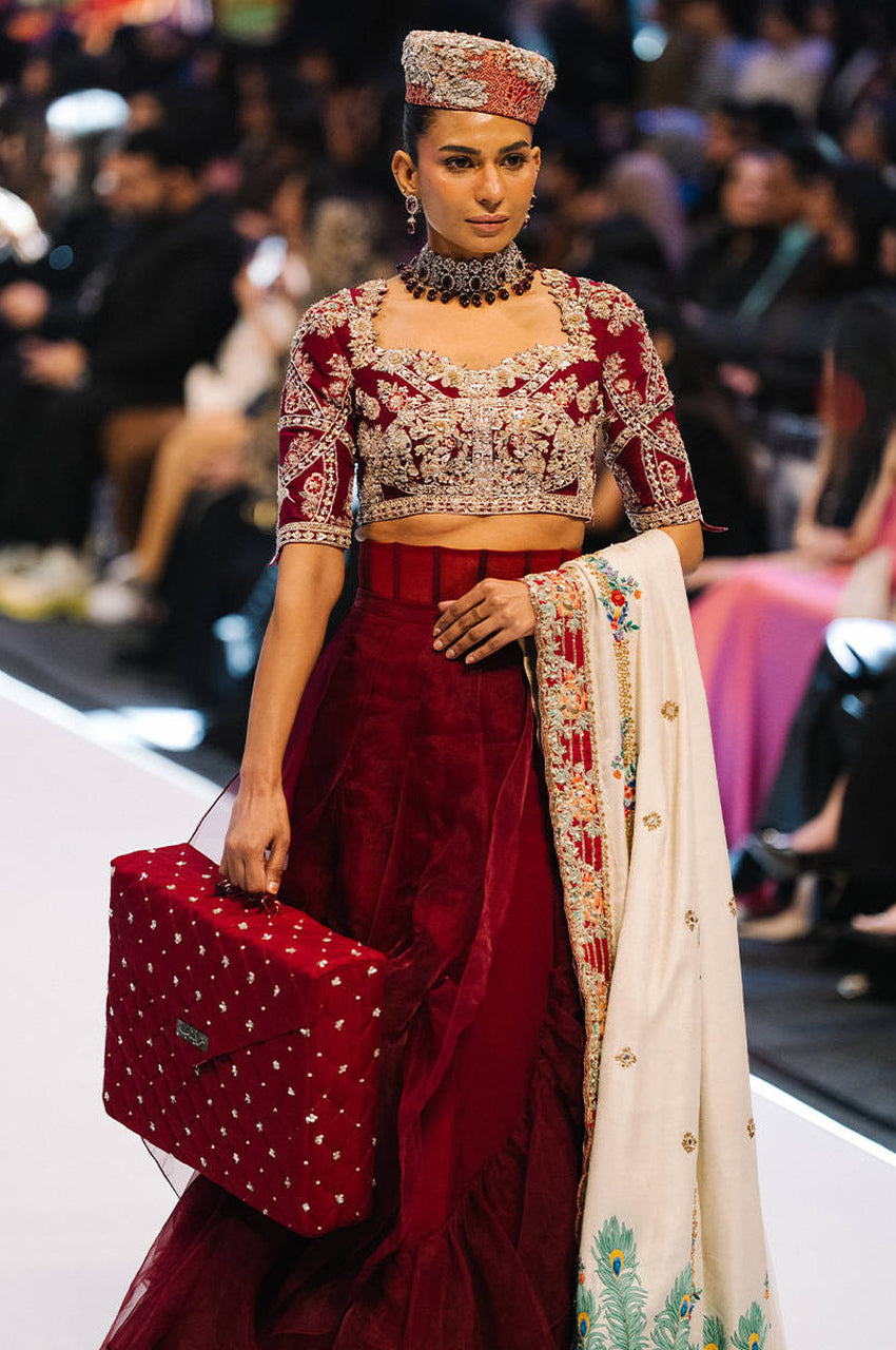 Red Ruffle Skirt - Exhibition