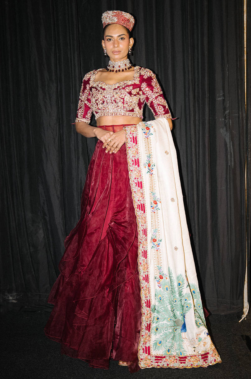 Red Ruffle Skirt - Exhibition