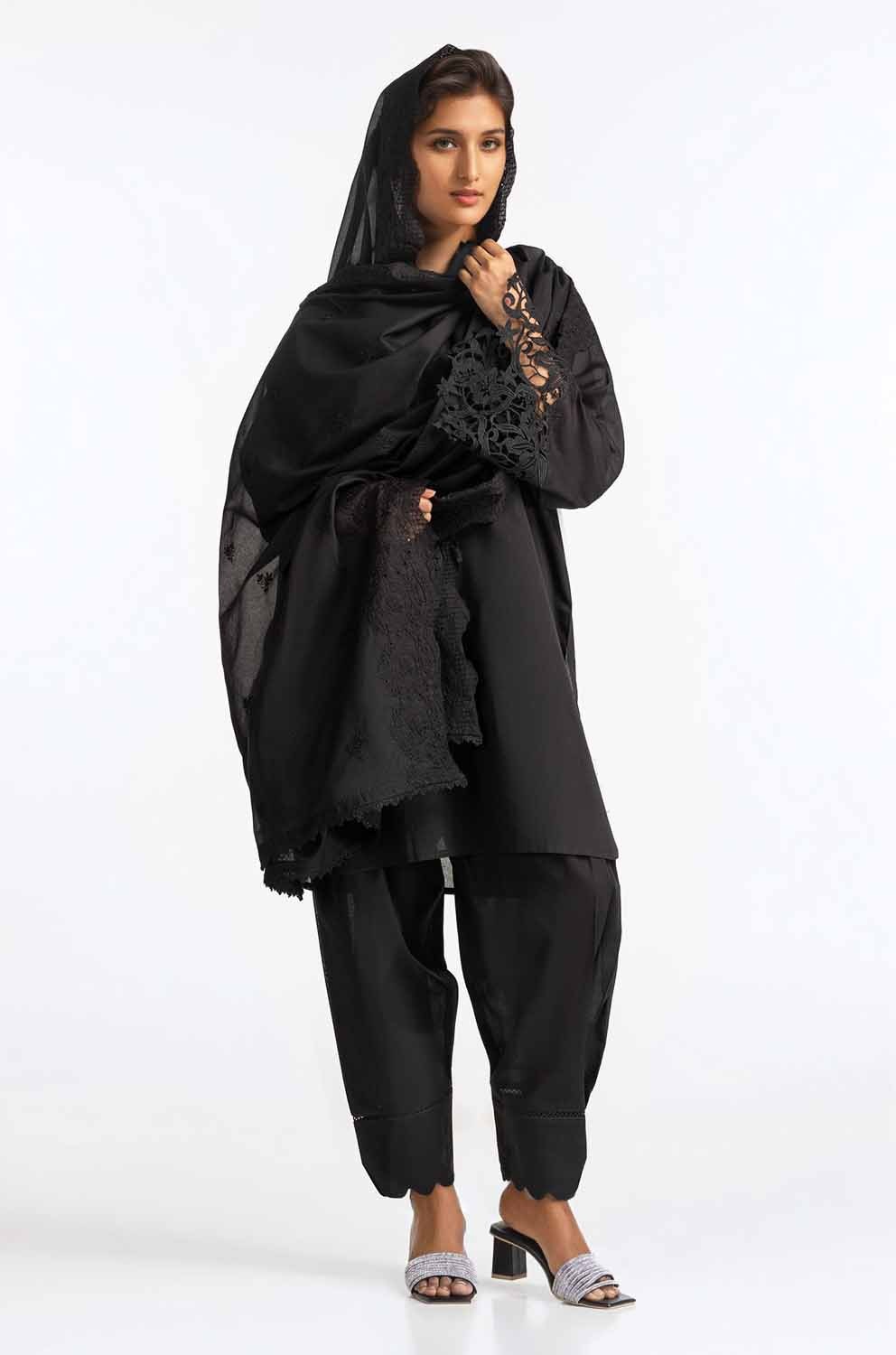 Embroidered Lawn Dupatta