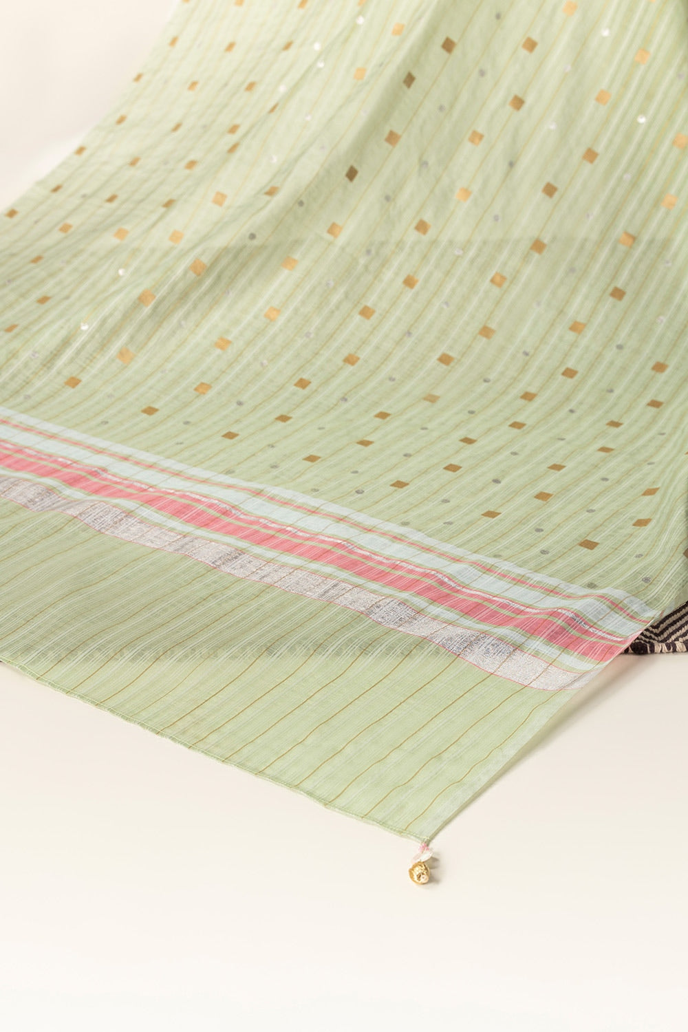 Yarn Dyed Block Printed Dupatta