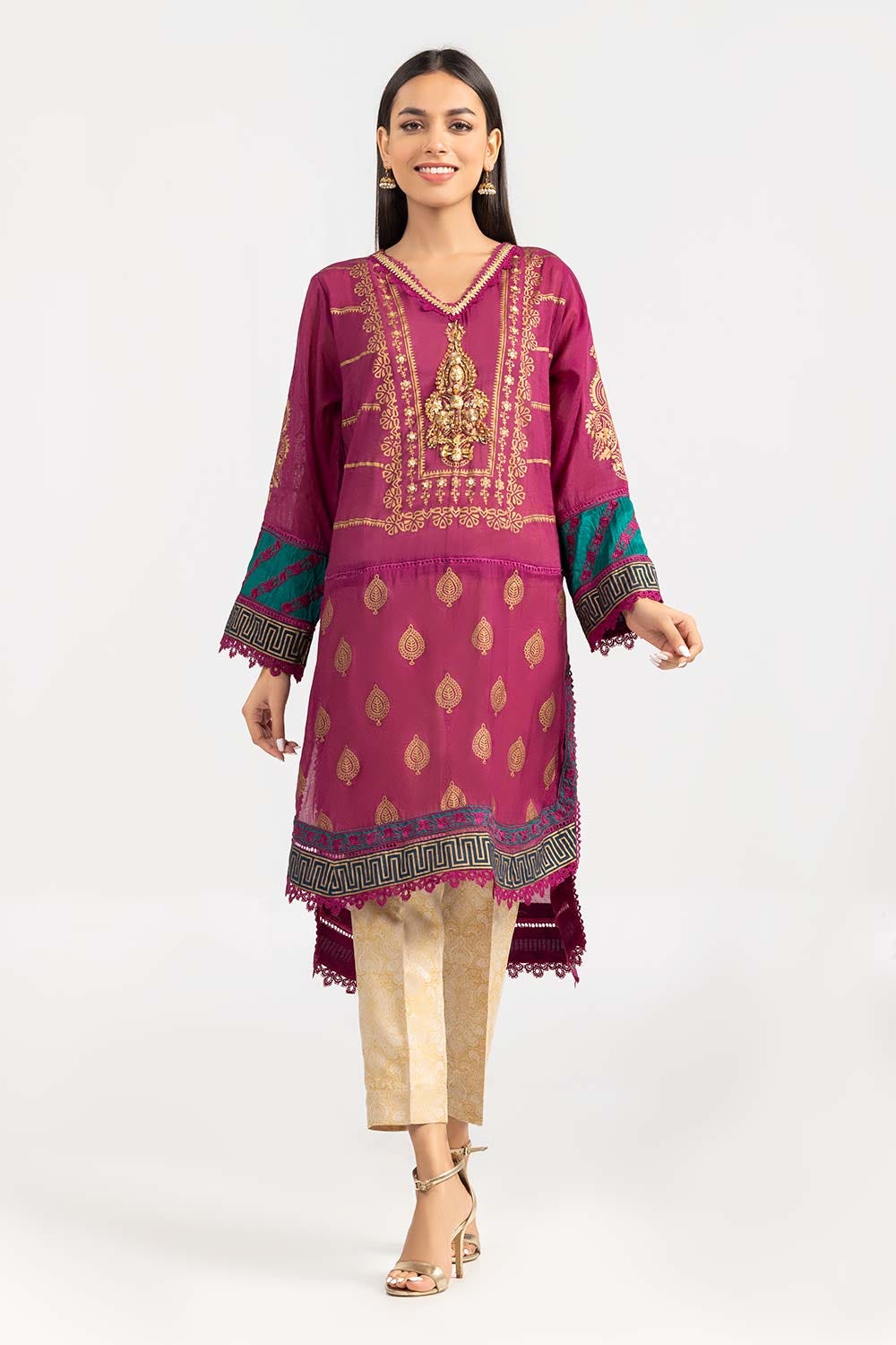 Cotton Silk Luxury Pret Kurta