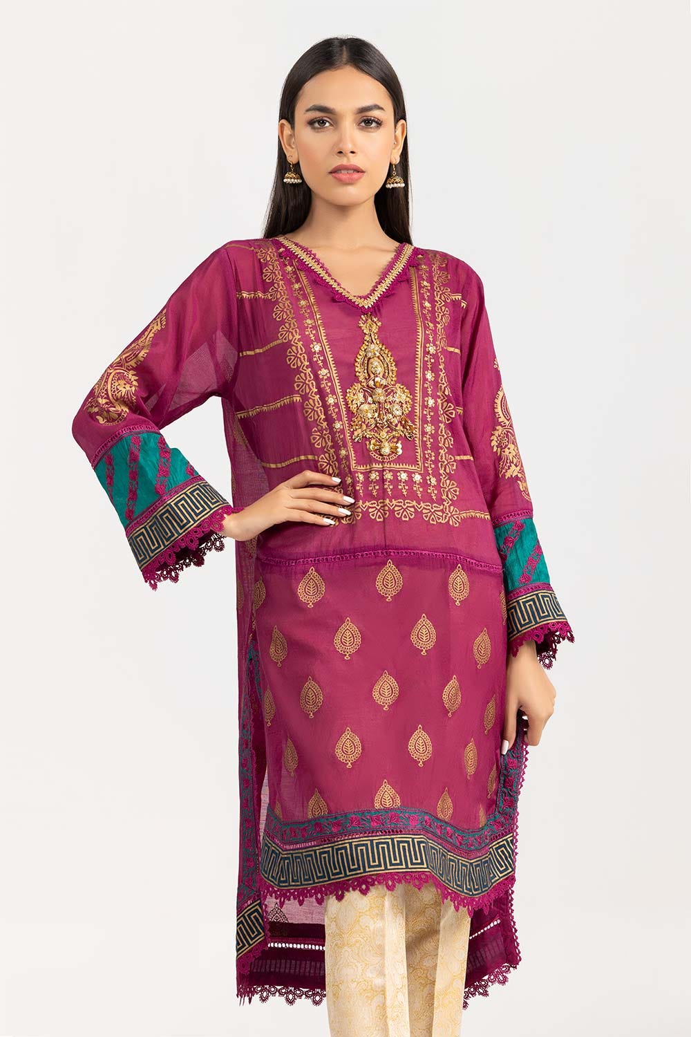 Cotton Silk Luxury Pret Kurta