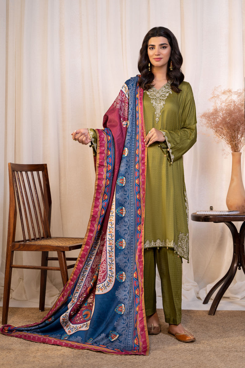 Plain Stitched Chikankari