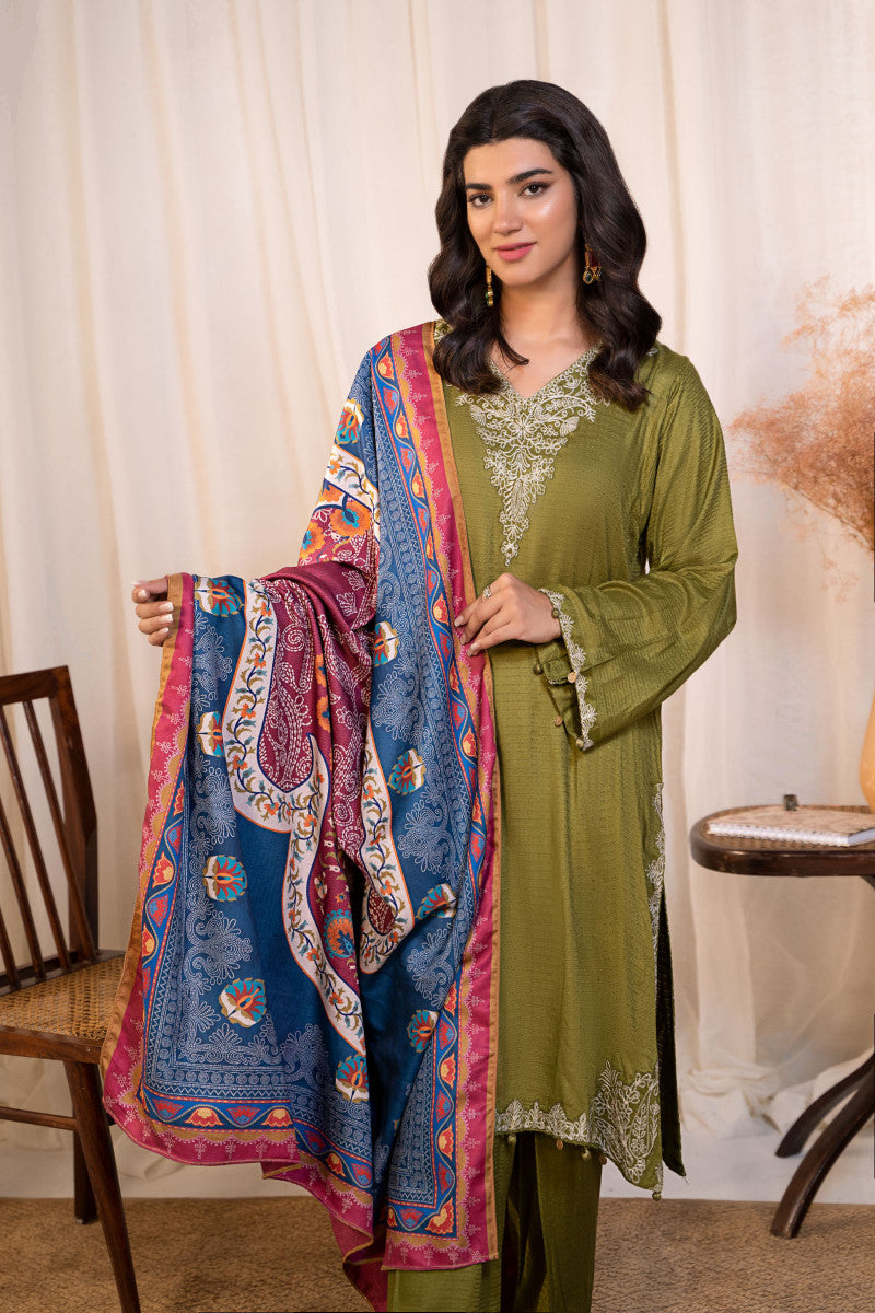 Plain Stitched Chikankari