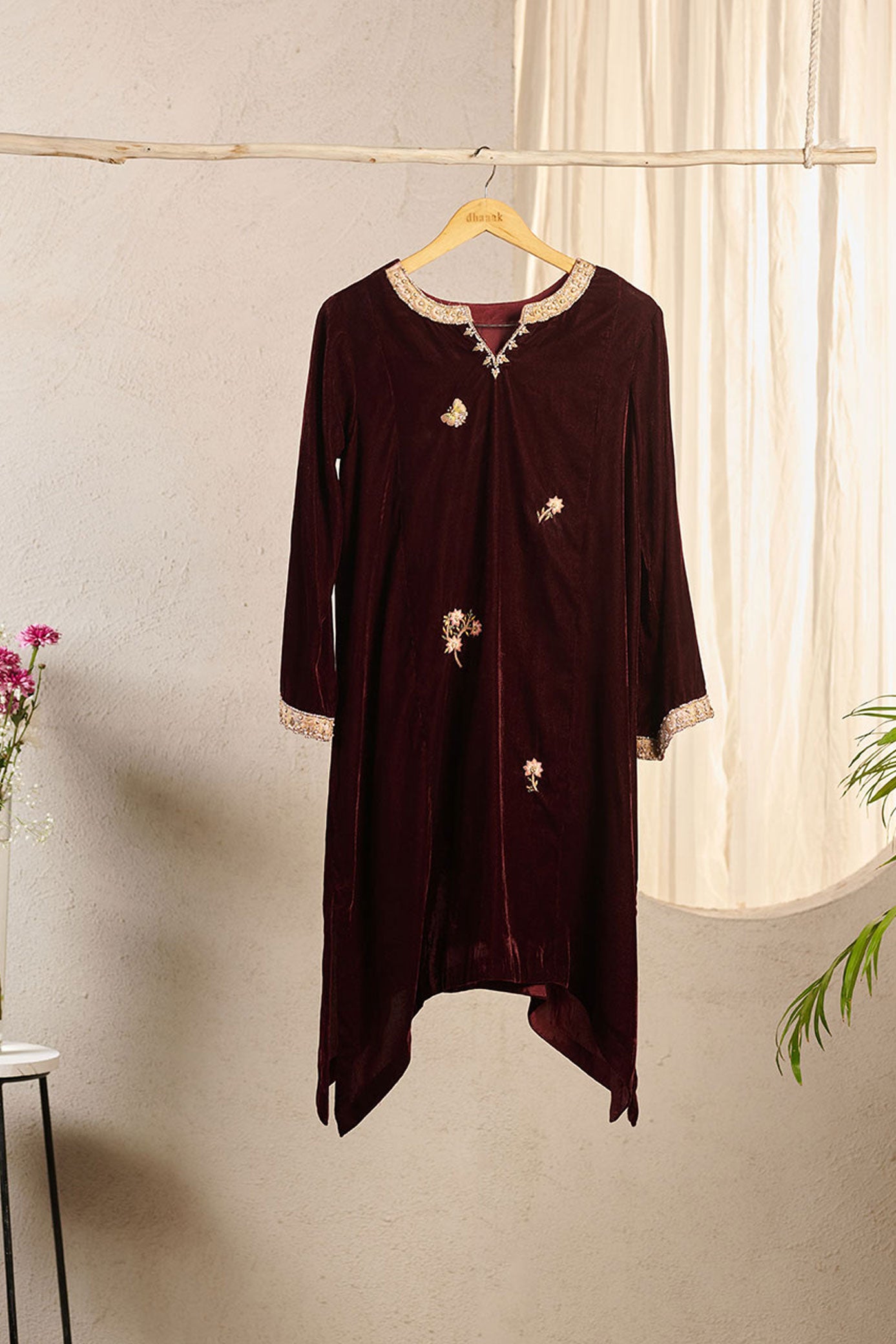 Plain Cotton Silk Pants