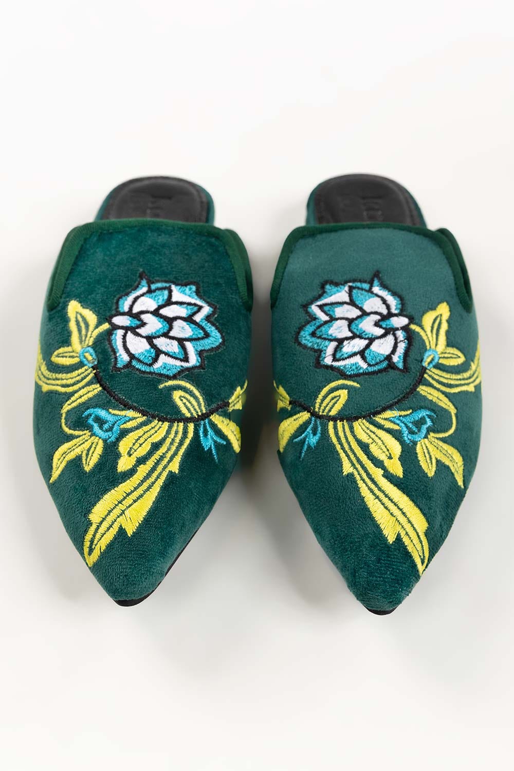 Women Green Mules