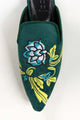 Women Green Mules